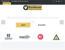 Tablet Screenshot of brookhavencommerce.org